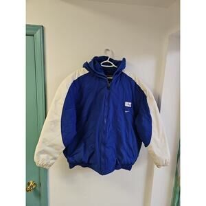 VTG Indianapolis Colts Puffer Jacket Mens L Blue Nike NFL Football 90s Y2K